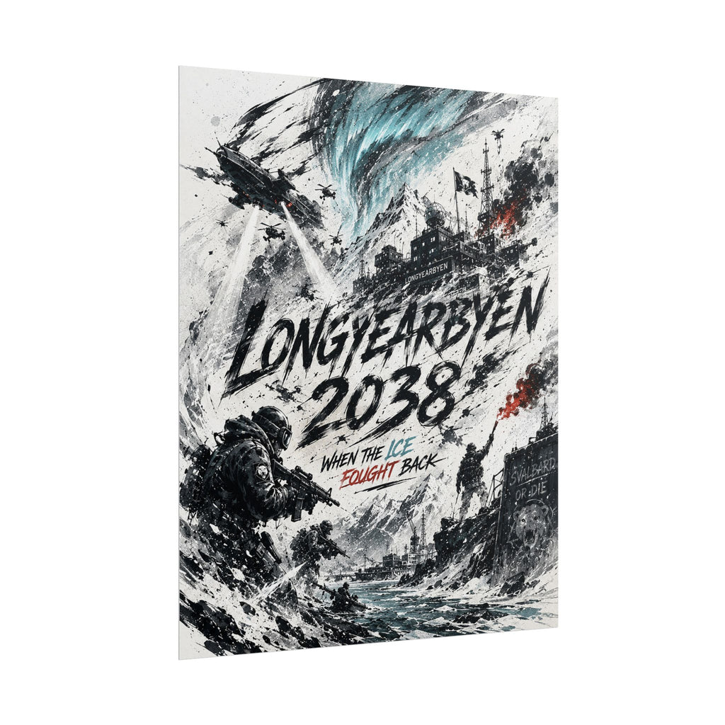 Battle of Longyearbyen 2038 — When the Ice Fought Back Fine Art Poster