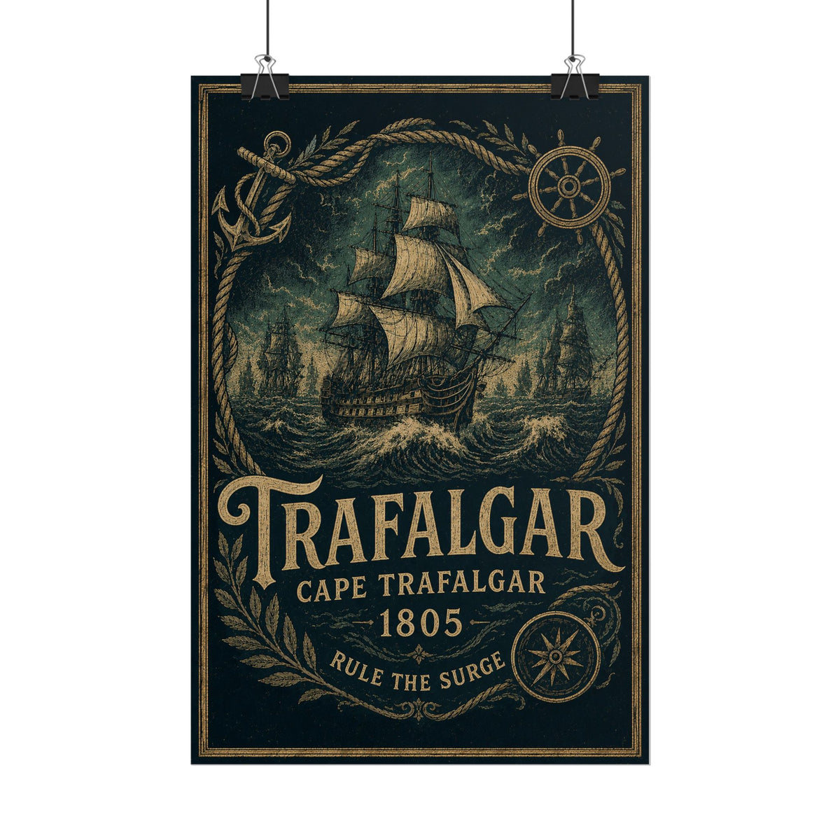 Battle of Trafalgar 1805 — Rule the Surge Fine Art Poster