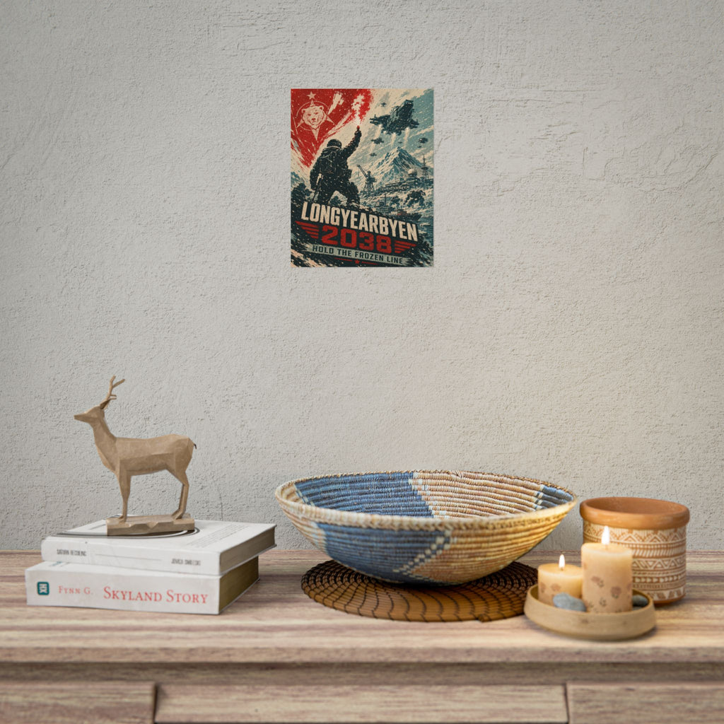 Longyearbyen 2038 — Hold the Frozen Line Fine Art Poster