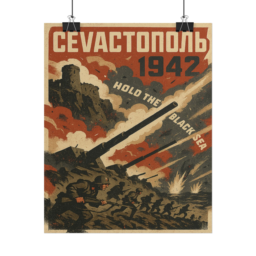 Siege of Sevastopol 1942 — Hold the Black Sea Fine Art Poster
