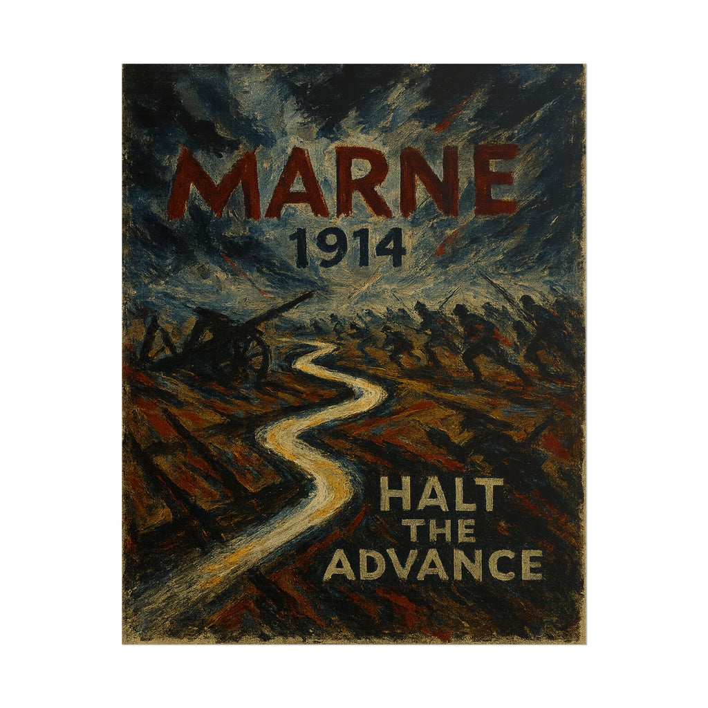 First Battle of the Marne 1914 — Halt the Advance Fine Art Poster