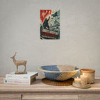 Longyearbyen 2038 — Frozen Line Propaganda Fine Art Poster