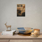 Battle of Hattin 1187 — The Desert Closed In Fine Art Poster