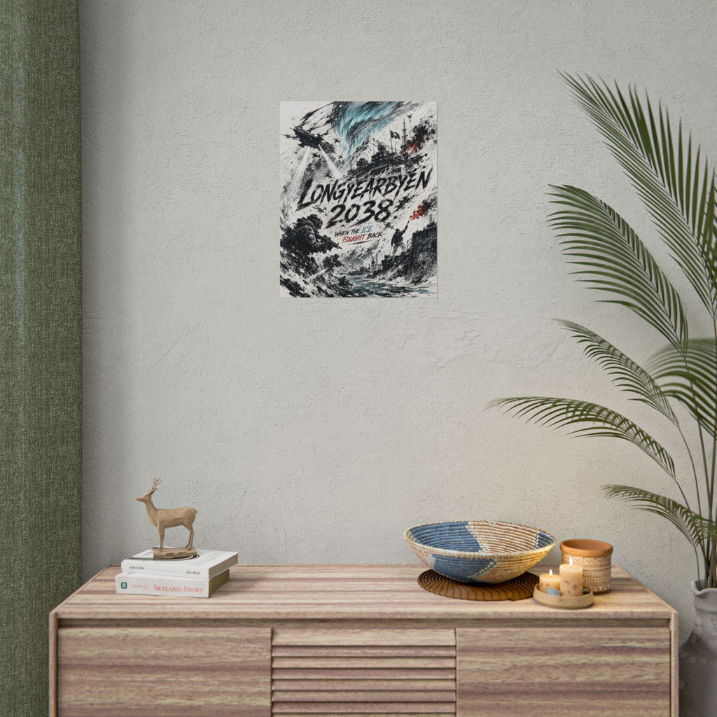 Battle of Longyearbyen 2038 — When the Ice Fought Back Fine Art Poster