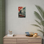 Longyearbyen 2038 — Frozen Line Propaganda Fine Art Poster