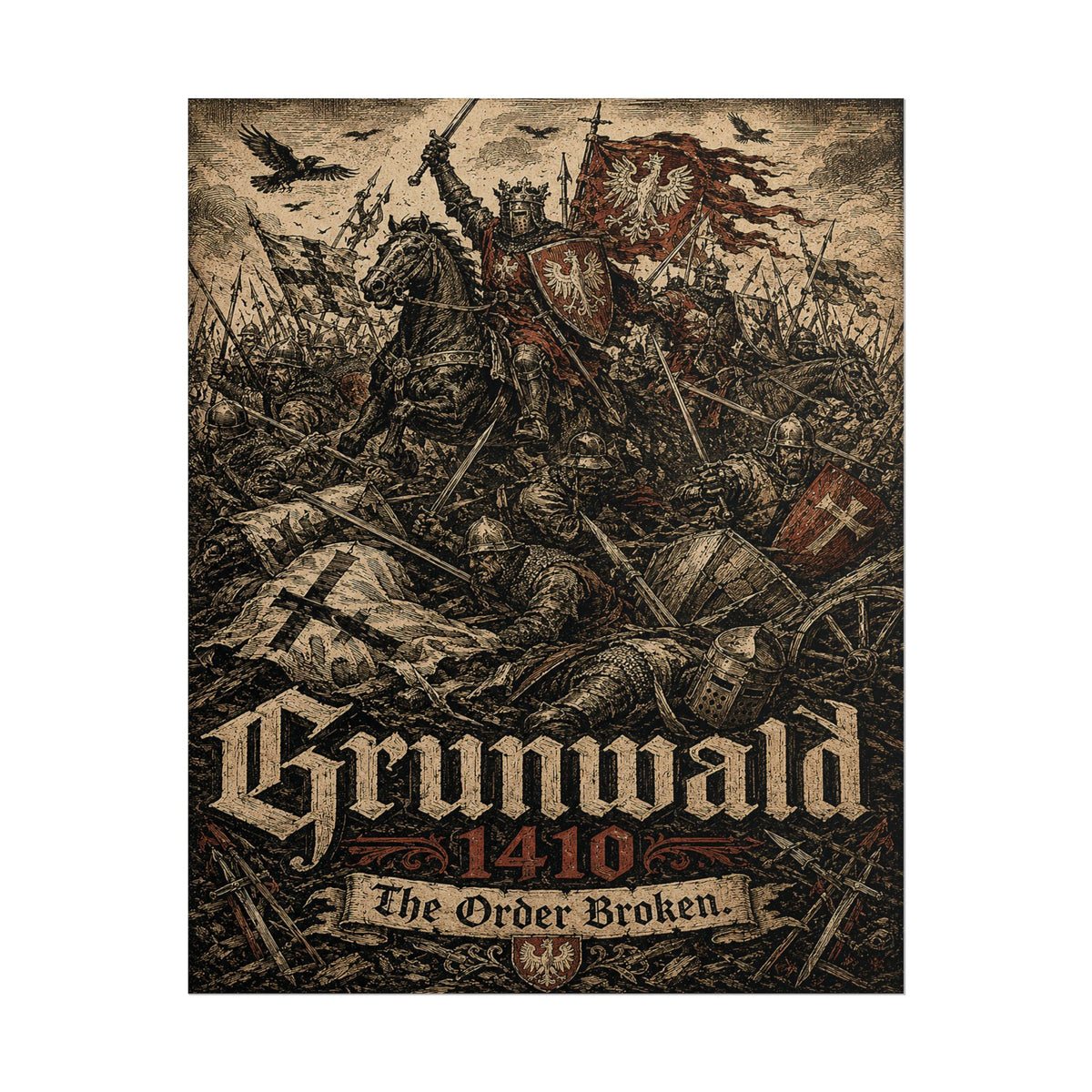 Battle of Grunwald 1410 — The Order Broken Fine Art Poster