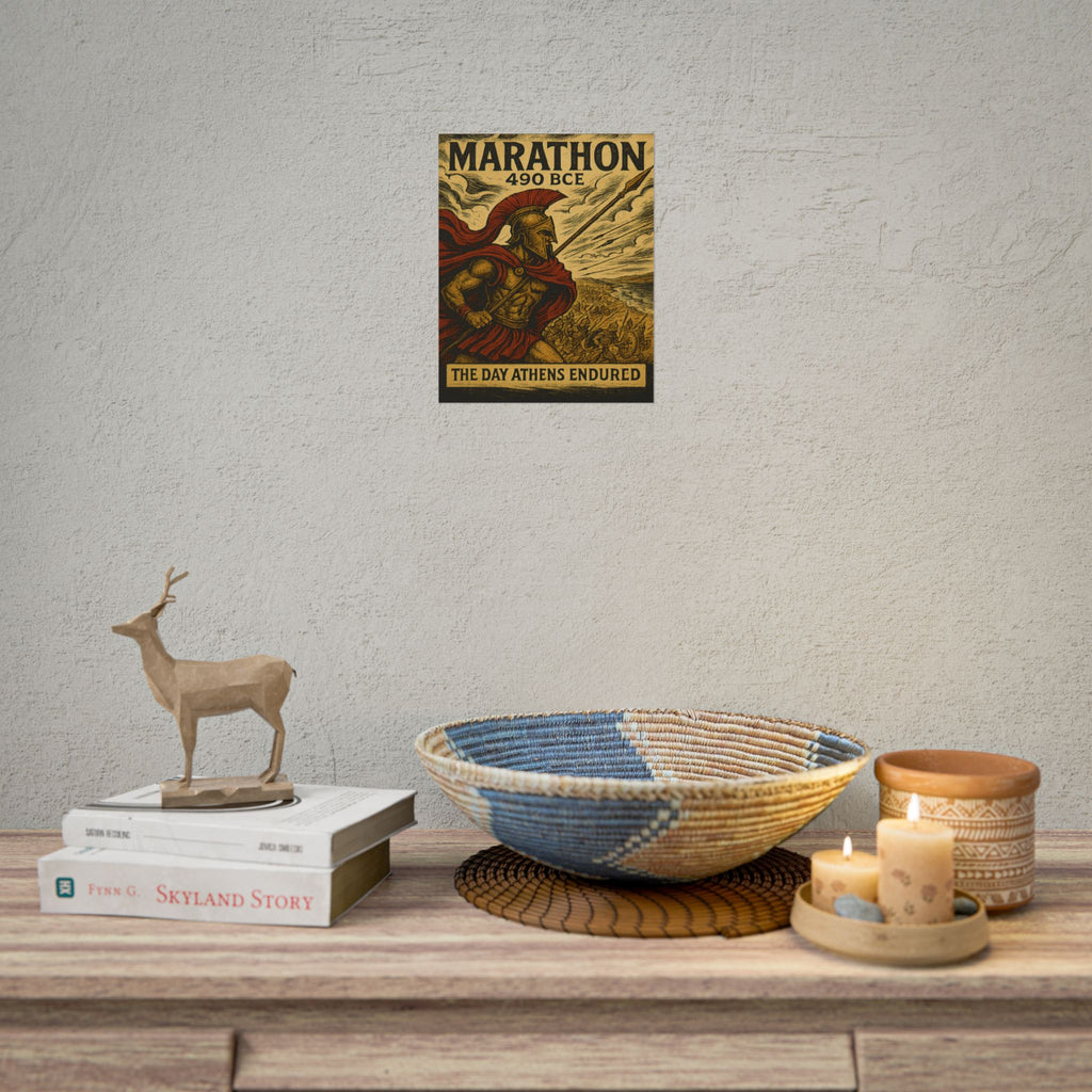 Battle of Marathon 490 BCE — The Day Athens Endured Fine Art Poster