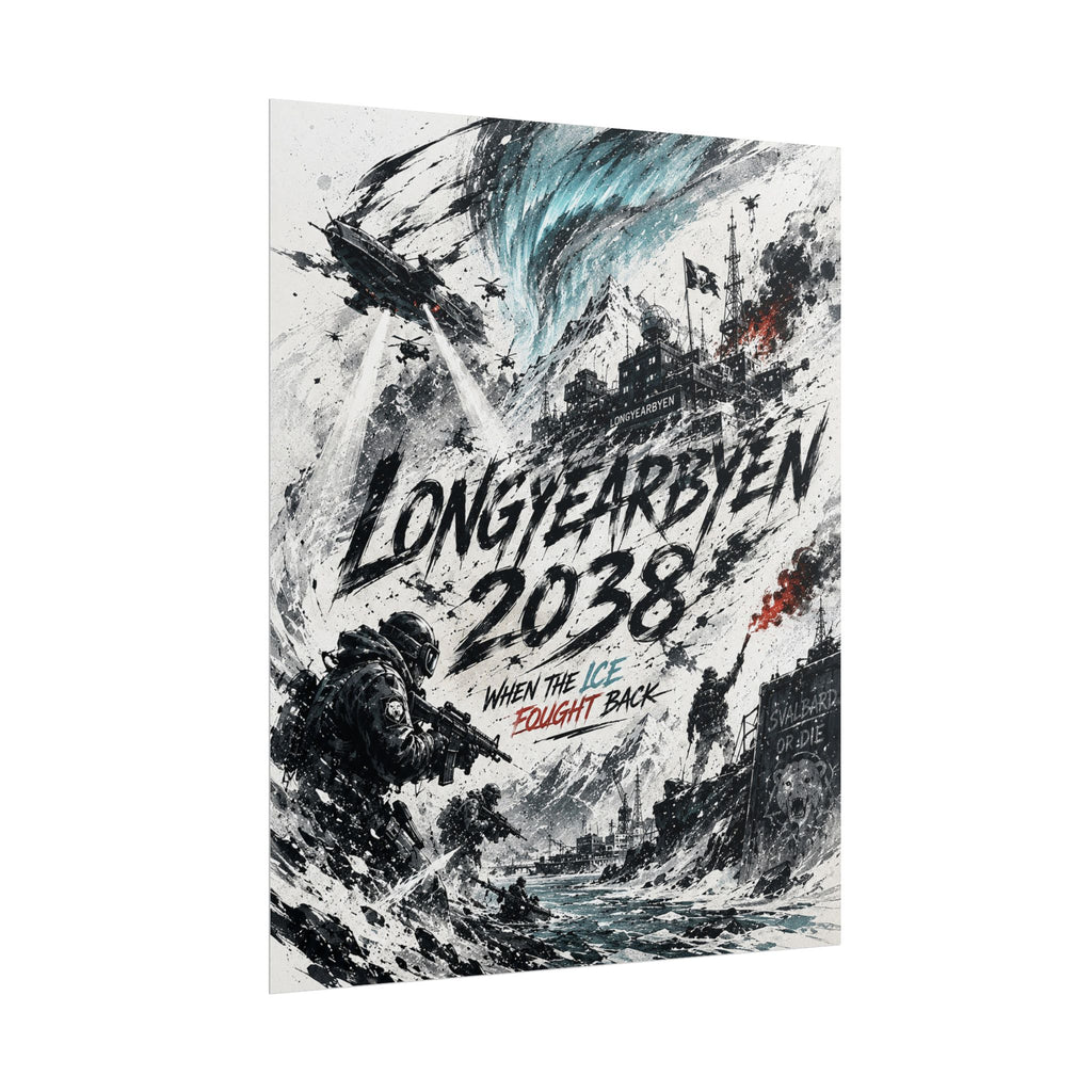 Battle of Longyearbyen 2038 — When the Ice Fought Back Fine Art Poster