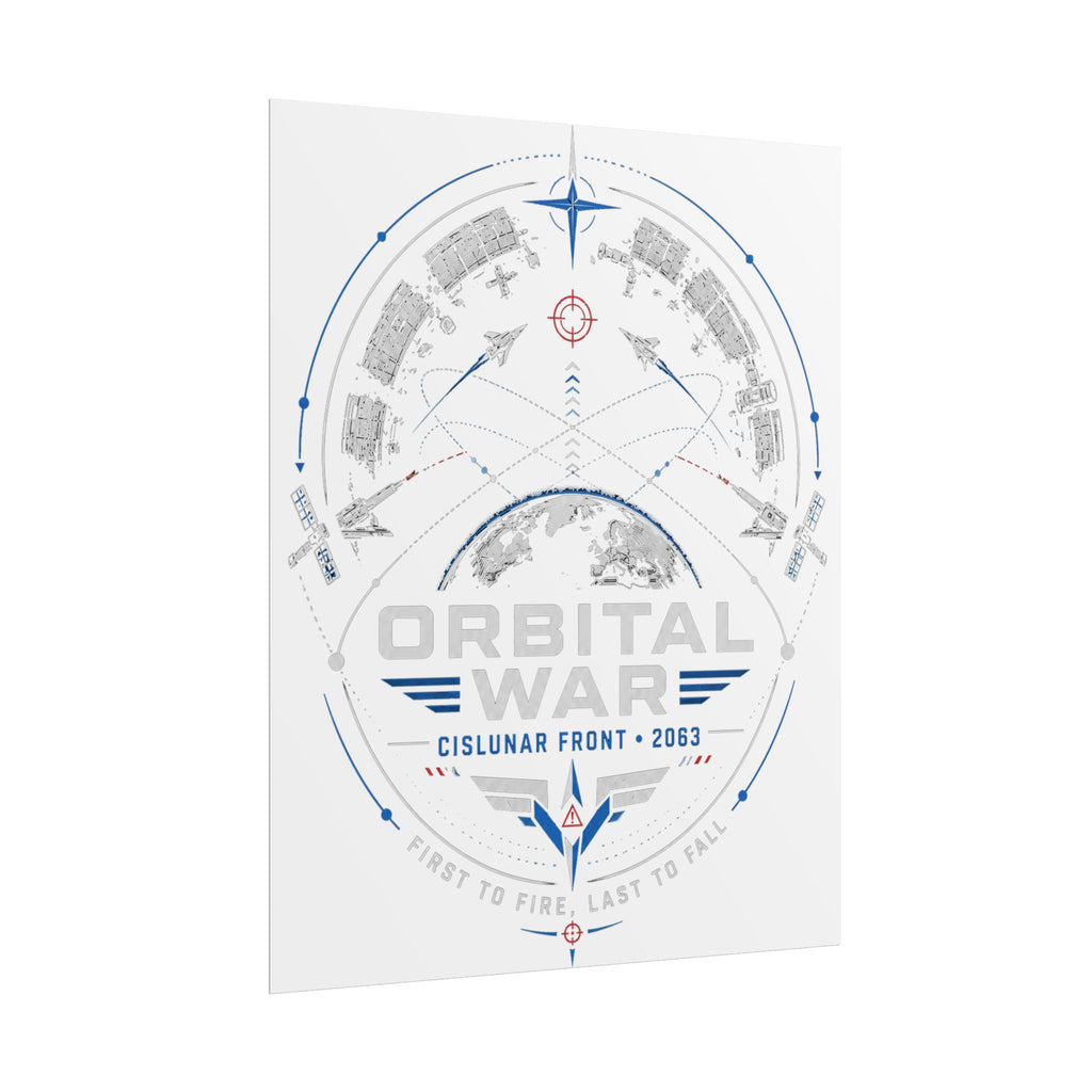 Orbital War 2063 — Cislunar Front Fine Art Poster