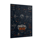 Orbital War 2063 — Kessler Belt Classified Fine Art Poster