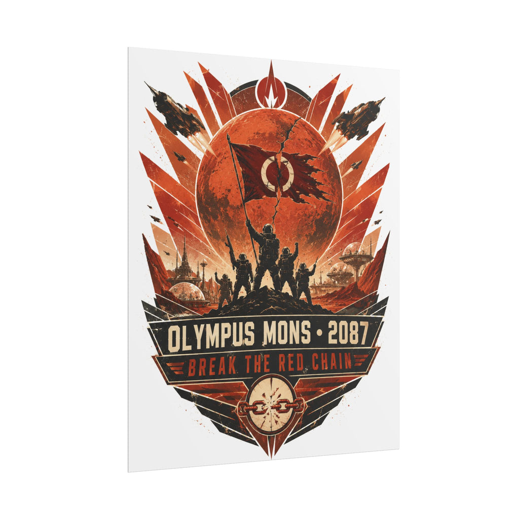 Martian Independence War 2087 — Olympus Mons Fine Art Poster