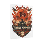 Martian Independence War 2087 — Olympus Mons Fine Art Poster