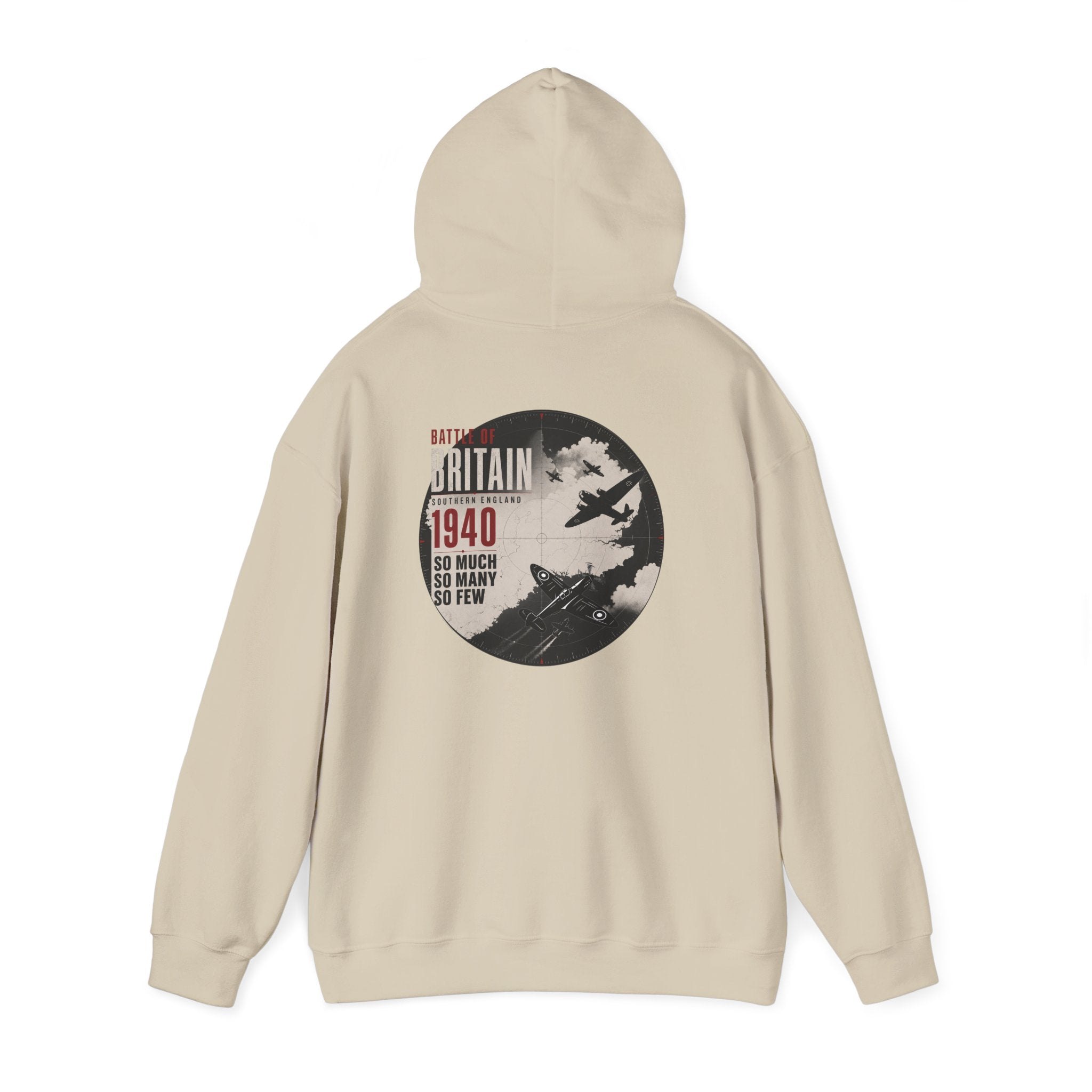 Battle of Britain 1940 Hoodie – Retro Battle of Britain Graphic Sweatshirt
