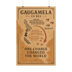 Battle of Gaugamela 331 BCE — One Charge Battle Map Fine Art Poster