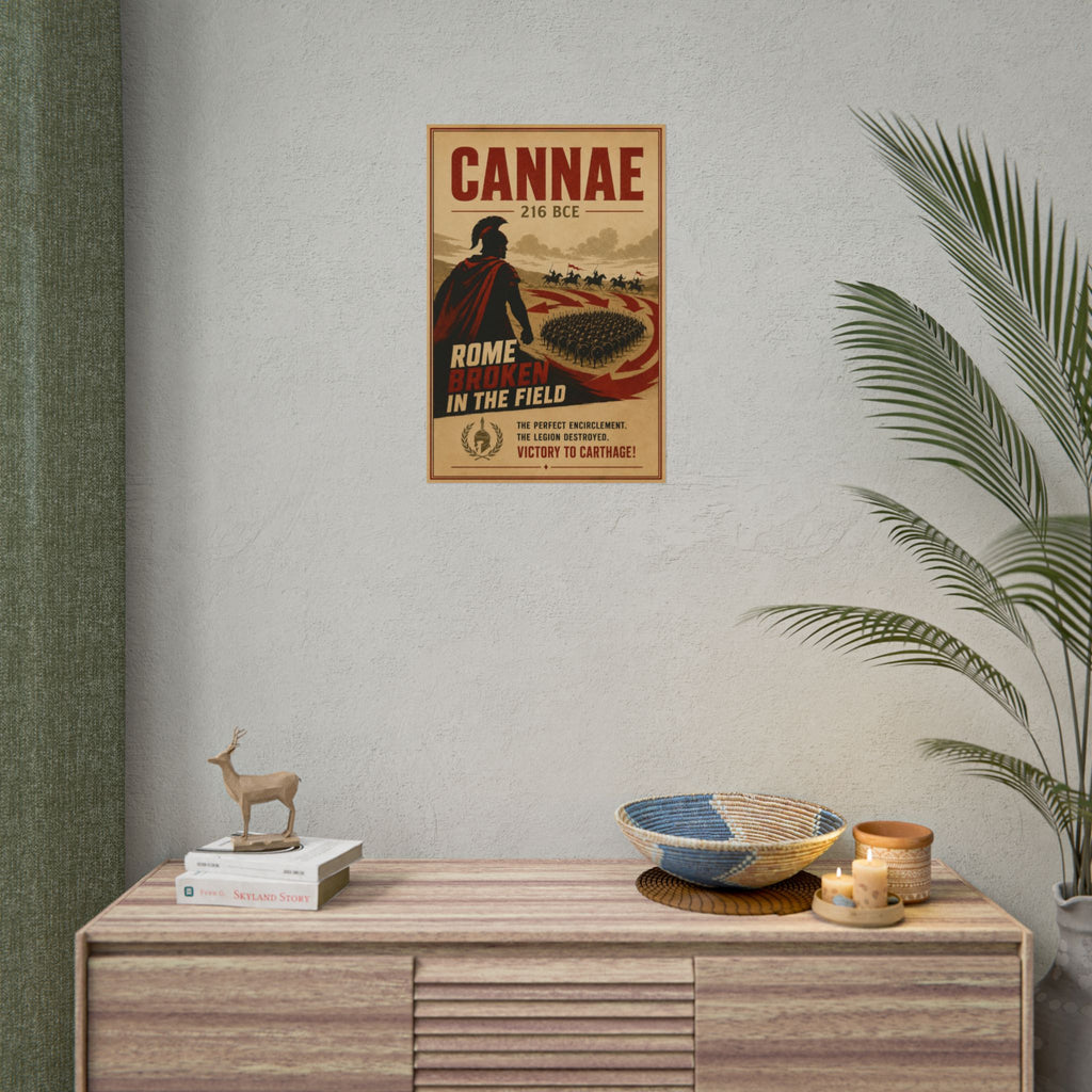 Battle of Cannae 216 BCE — Rome Broken in the Field Fine Art Poster