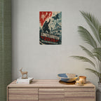 Longyearbyen 2038 — Frozen Line Propaganda Fine Art Poster