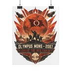 Martian Independence War 2087 — Olympus Mons Fine Art Poster