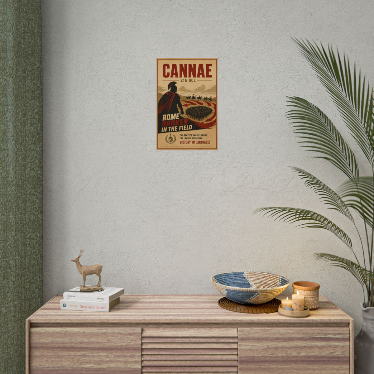 Battle of Cannae 216 BCE — Rome Broken in the Field Fine Art Poster