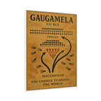 Battle of Gaugamela 331 BCE — Persian and Macedonian Battle Map Fine Art Poster