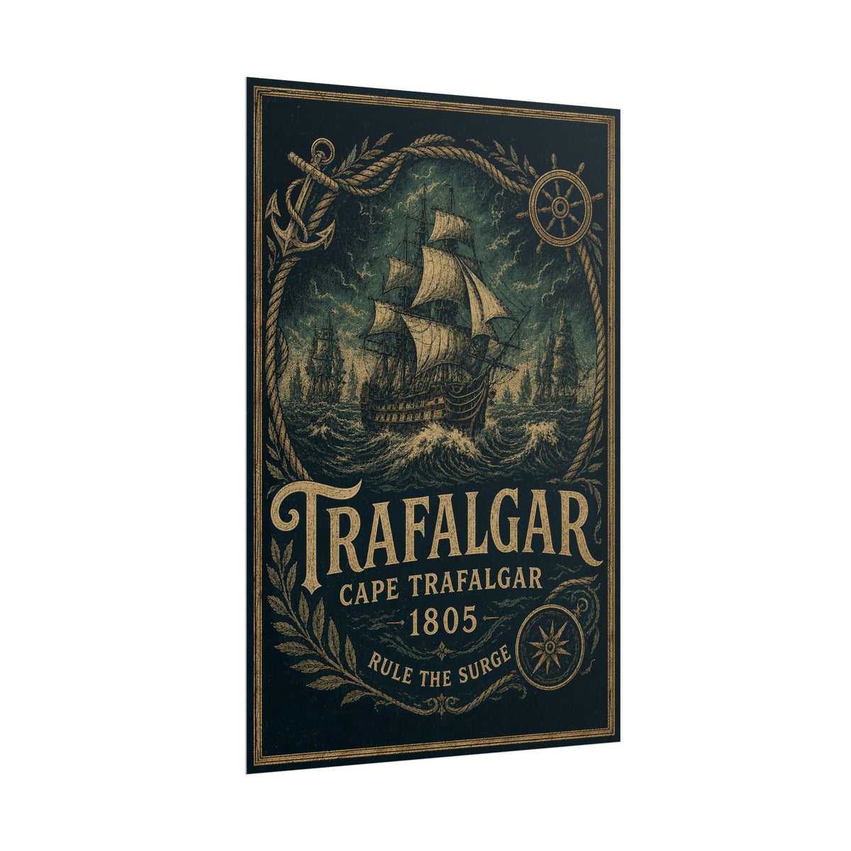 Battle of Trafalgar 1805 — Rule the Surge Fine Art Poster