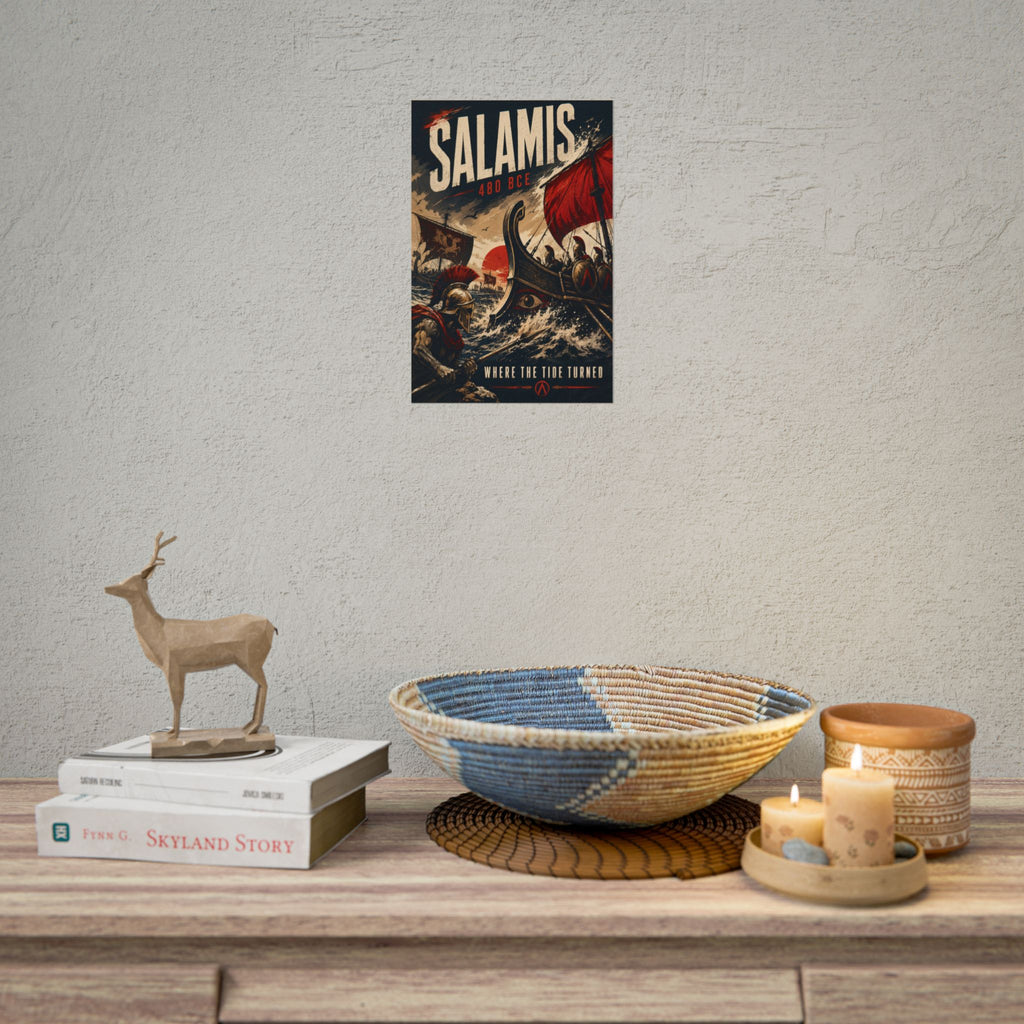 Battle of Salamis 480 BCE — Where the Tide Turned Fine Art Poster