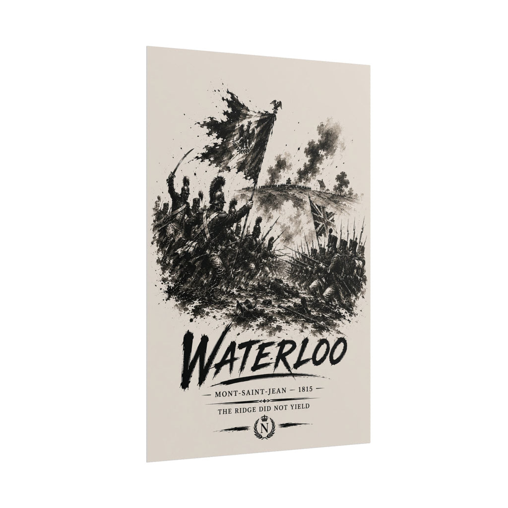 Battle of Waterloo 1815 — The Ridge Did Not Yield Fine Art Poster