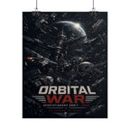Orbital War 2063 — No Ground, No Mercy Fine Art Poster