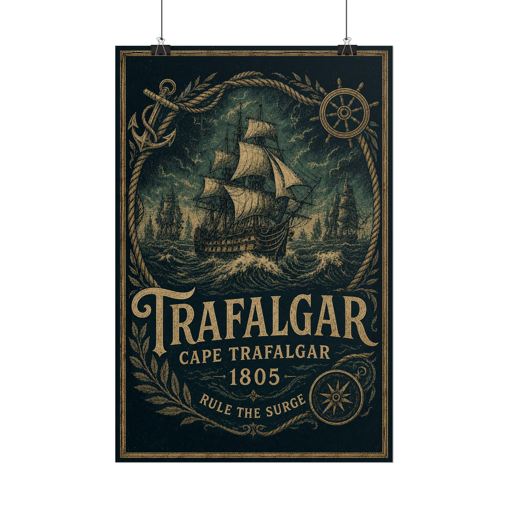 Battle of Trafalgar 1805 — Rule the Surge Fine Art Poster