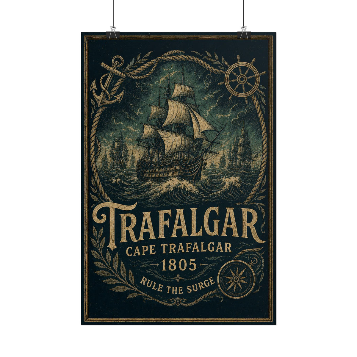 Battle of Trafalgar 1805 — Rule the Surge Fine Art Poster