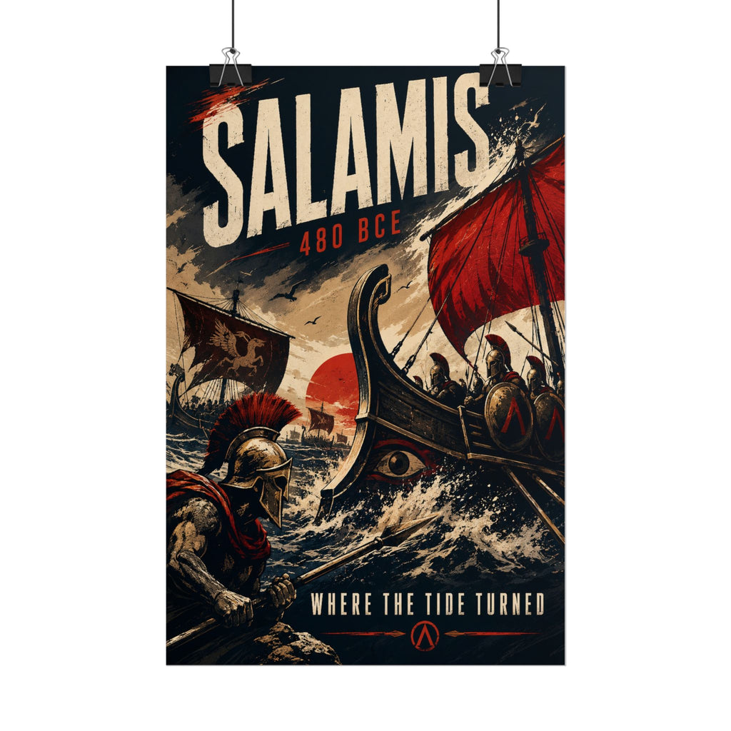 Battle of Salamis 480 BCE — Where the Tide Turned Fine Art Poster