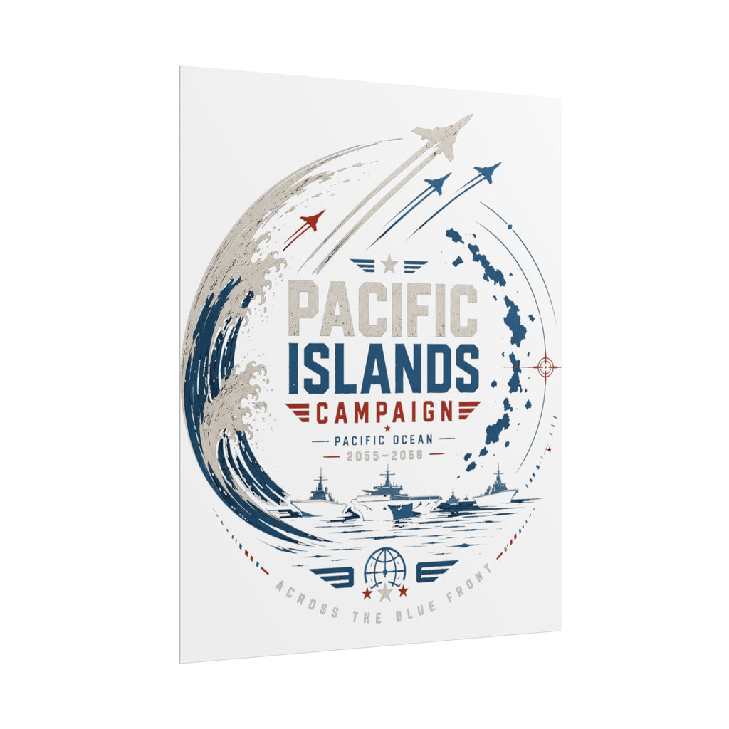 Pacific Islands Campaign 2055–2058 — Fine Art Poster