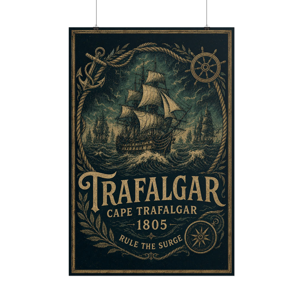Battle of Trafalgar 1805 — Rule the Surge Fine Art Poster