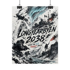 Longyearbyen 2038 — Arctic Resource War Fine Art Poster