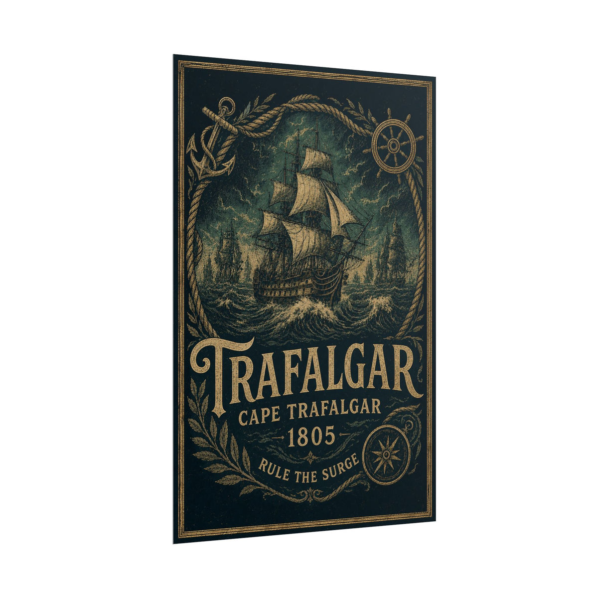 Battle of Trafalgar 1805 — Rule the Surge Fine Art Poster