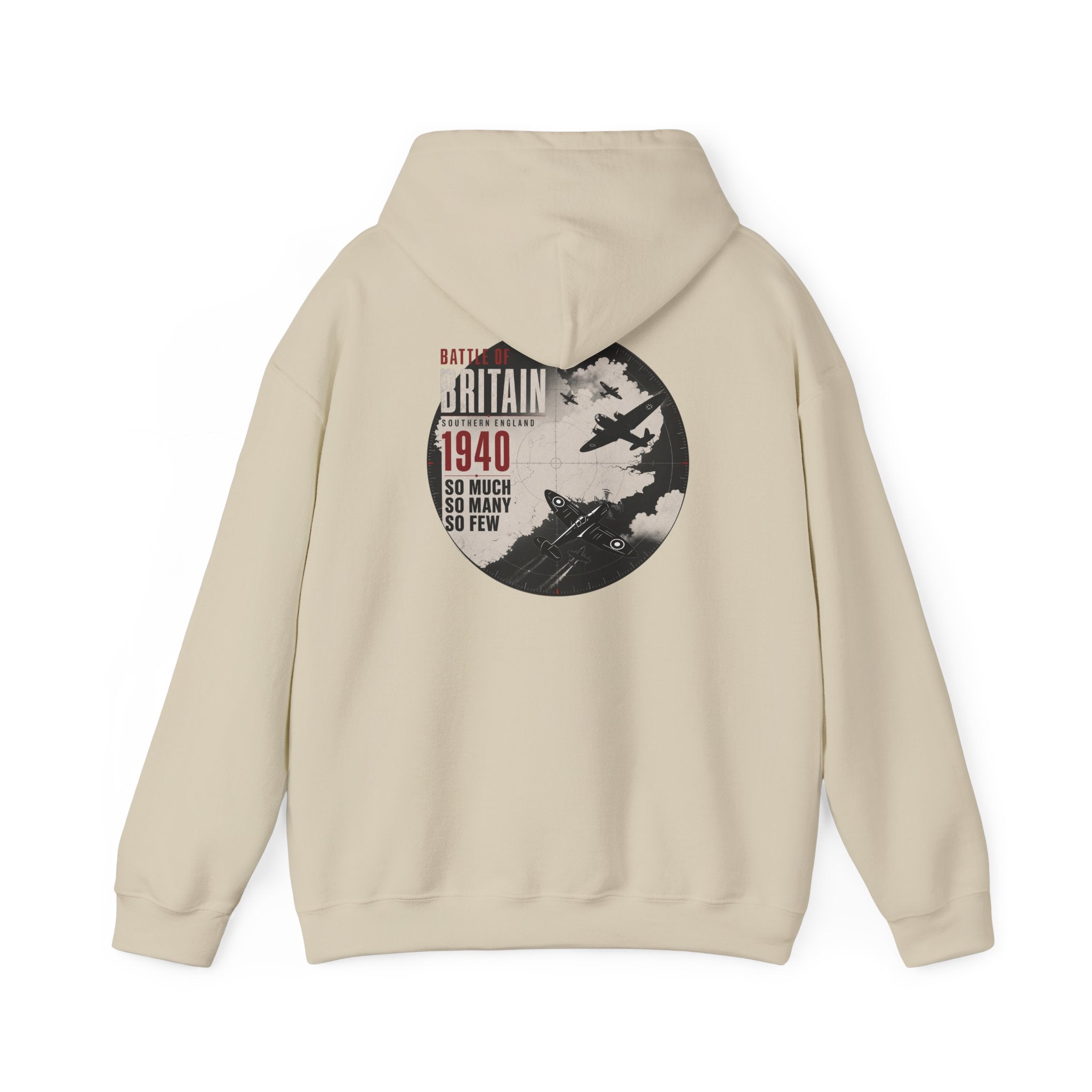 Battle of Britain 1940 Hoodie – Retro Battle of Britain Graphic Sweatshirt