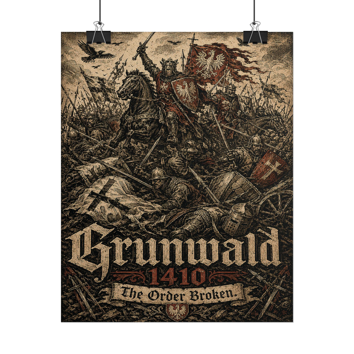 Battle of Grunwald 1410 — The Order Broken Fine Art Poster