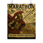 Battle of Marathon 490 BCE — The Day Athens Endured Fine Art Poster