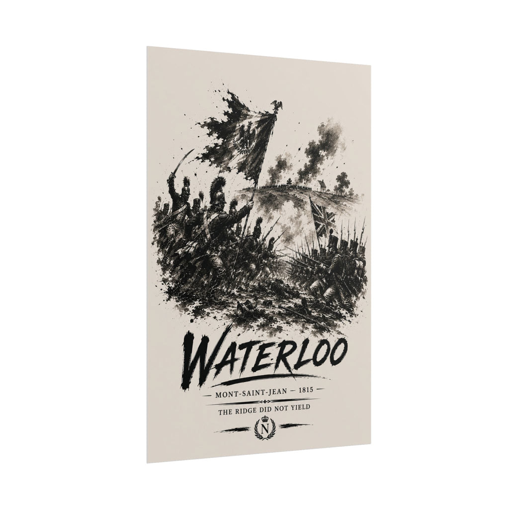 Battle of Waterloo 1815 — The Ridge Did Not Yield Fine Art Poster
