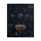 Orbital War 2063 — Kessler Belt Classified Fine Art Poster