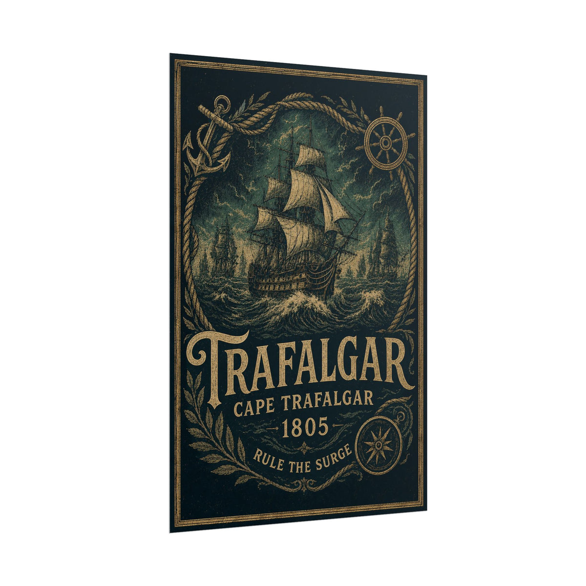 Battle of Trafalgar 1805 — Rule the Surge Fine Art Poster
