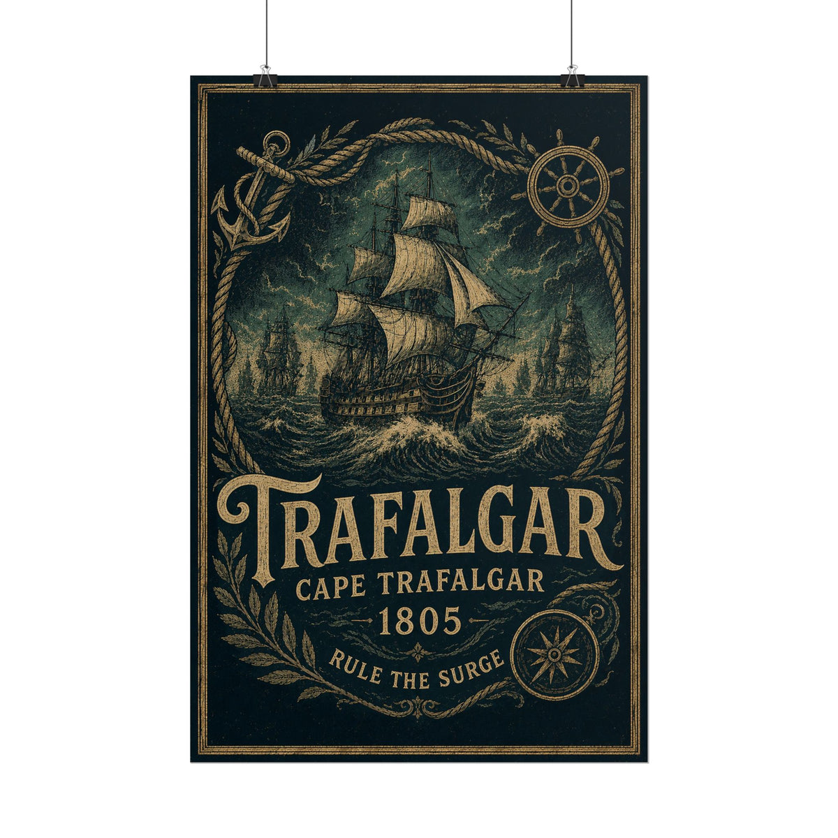 Battle of Trafalgar 1805 — Rule the Surge Fine Art Poster