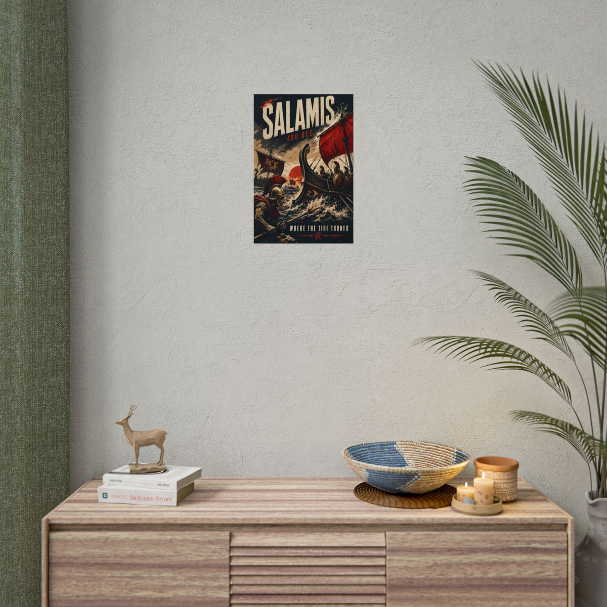 Battle of Salamis 480 BCE — Where the Tide Turned Fine Art Poster